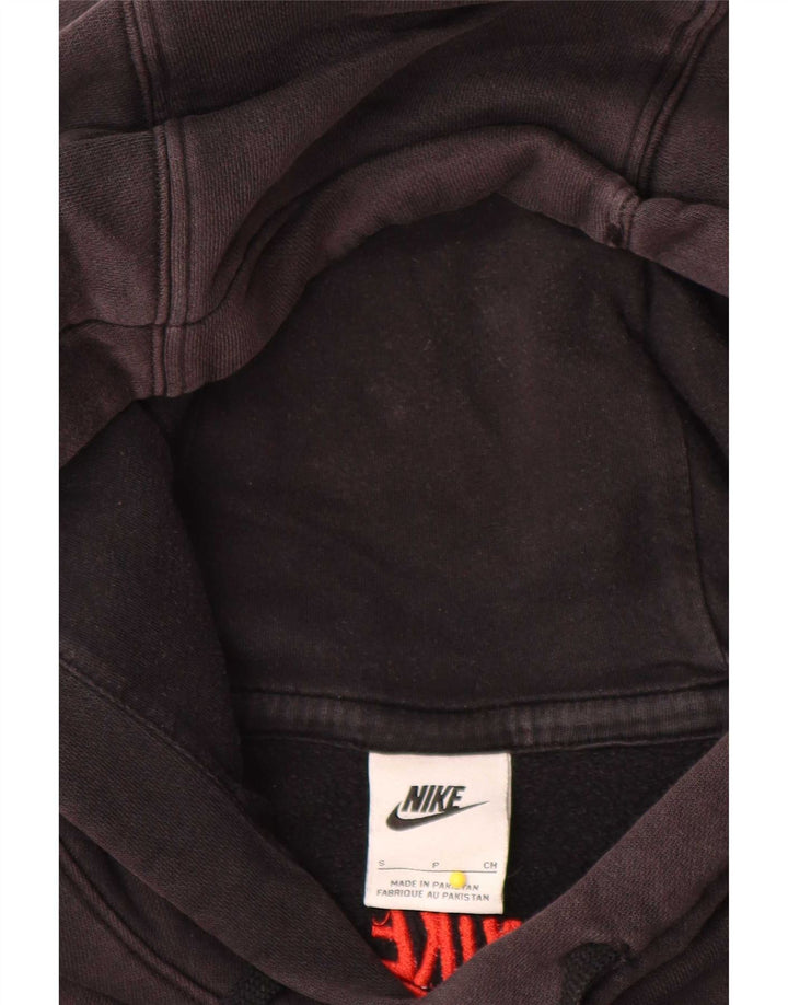Nike - Sudadera con capucha para hombre (algodón negro mediano)