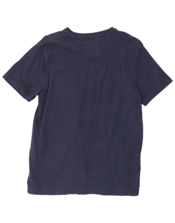 Crew Clothing Camiseta para hombre Top Grande Azul Marino Algodón