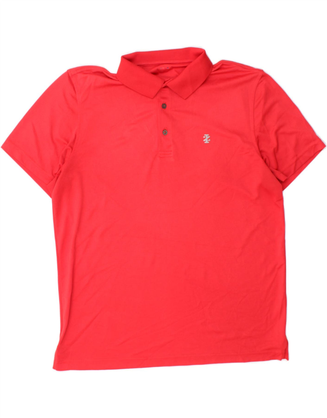 IZOD Mens Polo Shirt XL Red Polyester Vintage Izod and Second-Hand Izod from Messina Hembry 