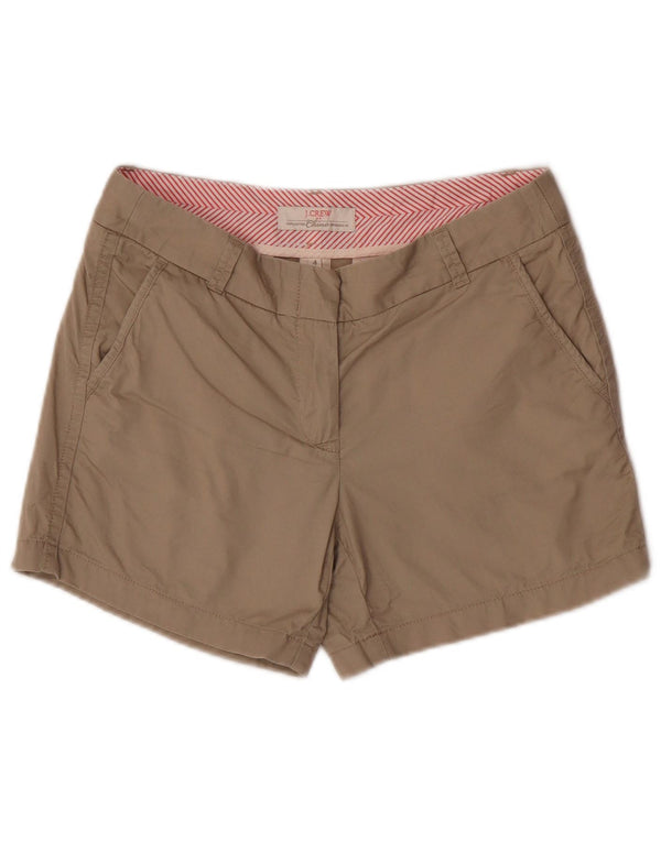 J. Crew Pantalones cortos rotos en chino para mujer US 4 Small W28 Algodón caqui
