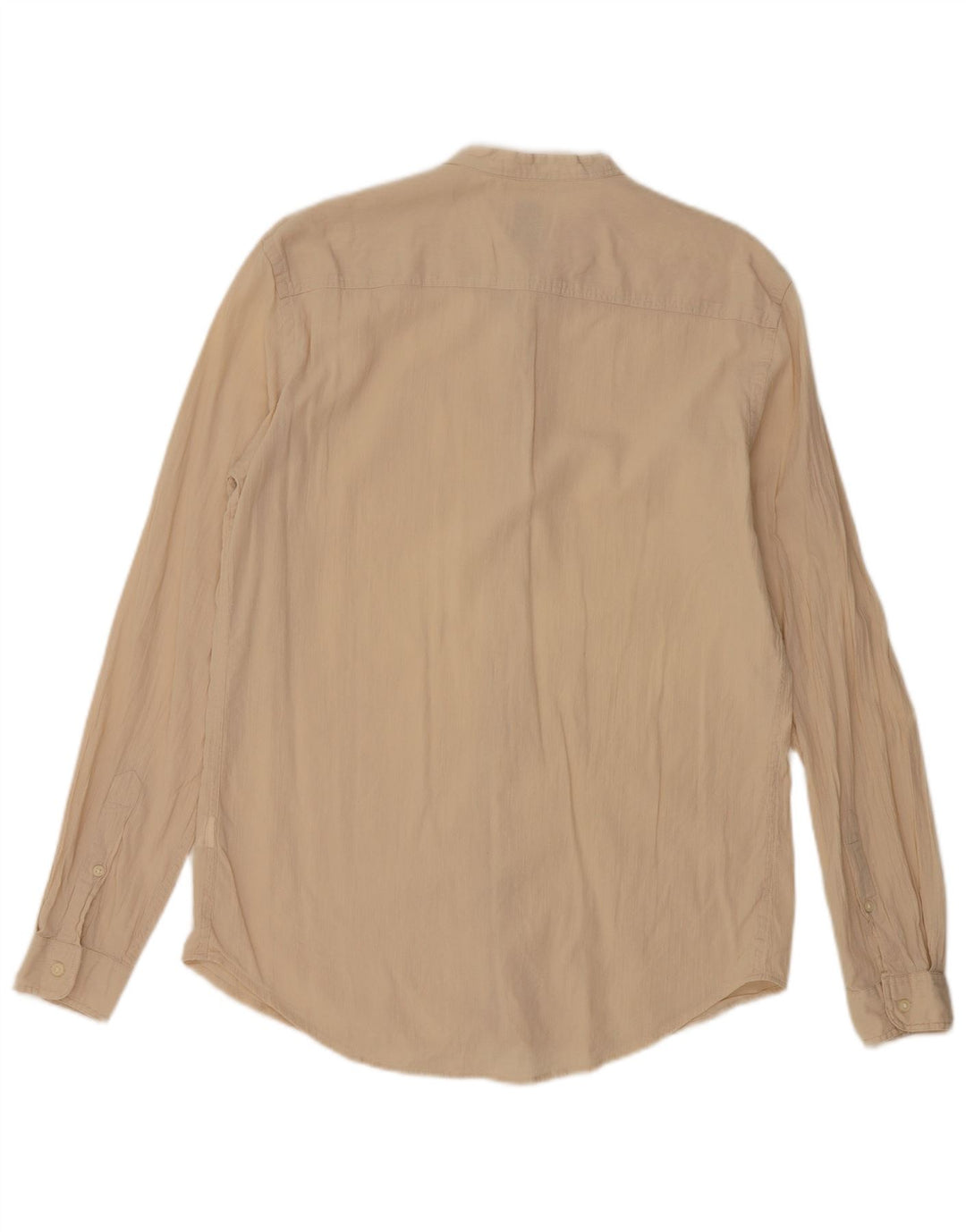 Camisa ZARA Hombre Algodón Beige Medio