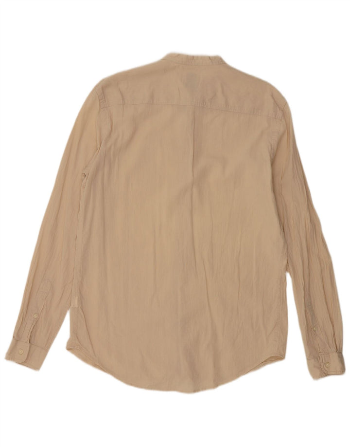 Camisa ZARA Hombre Algodón Beige Medio