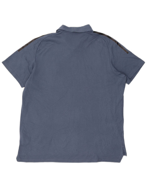 Adidas Hombre All Blacks Graphic Polo XL Algodón Azul