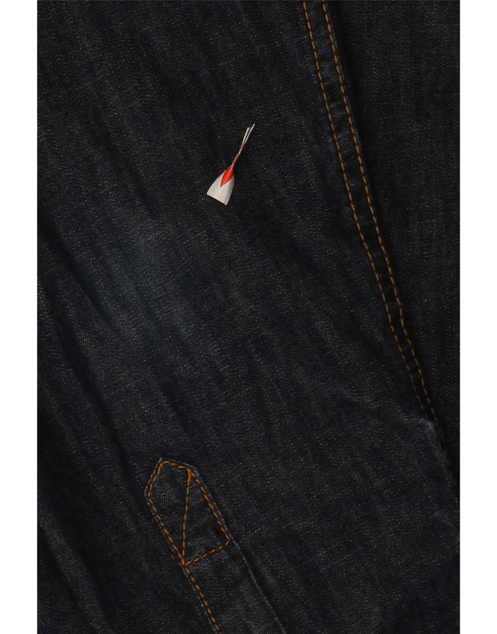 Diesel Camisa Vaquera Para Hombre Grande Algodón Azul Marino