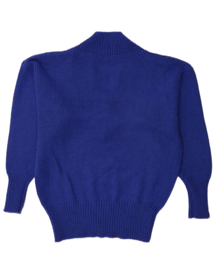 Jersey C & A para mujer con cuello en V EU 40/42 Acrílico azul medio
