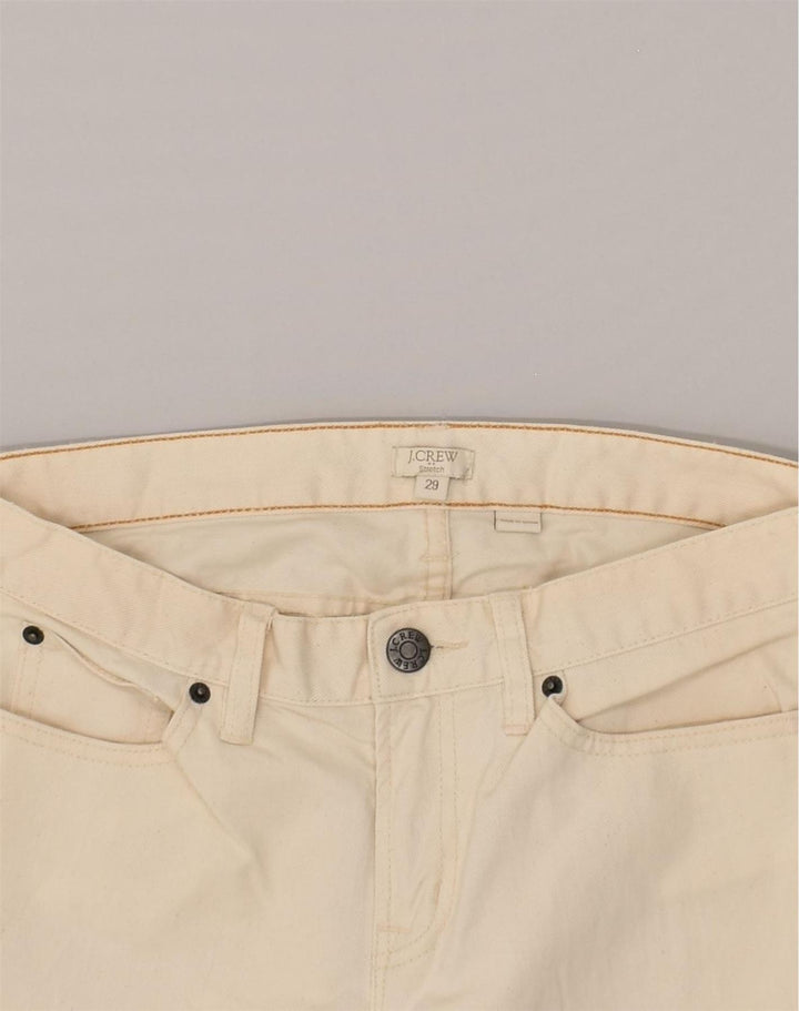 J. CREW Womens Slim Jeans W29 L27 Beige Cotton | Vintage J. Crew | Thrift | Second-Hand J. Crew | Used Clothing | Messina Hembry 