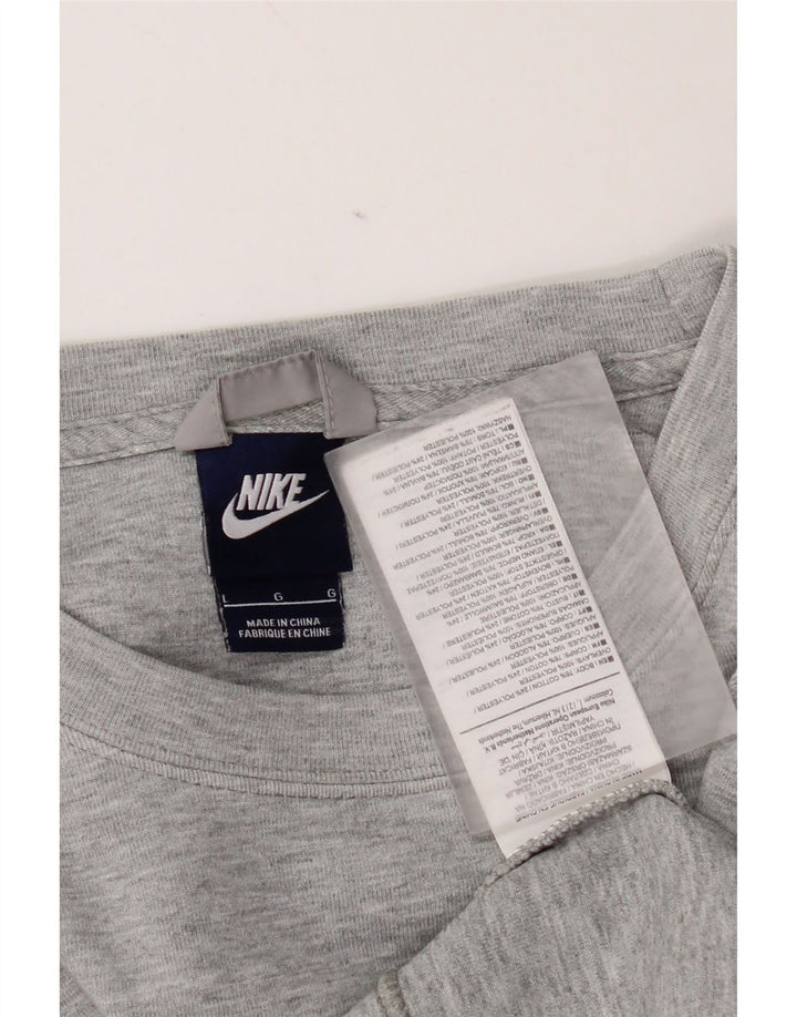 Nike - Sudadera para mujer, talla 40, talla grande, algodón gris