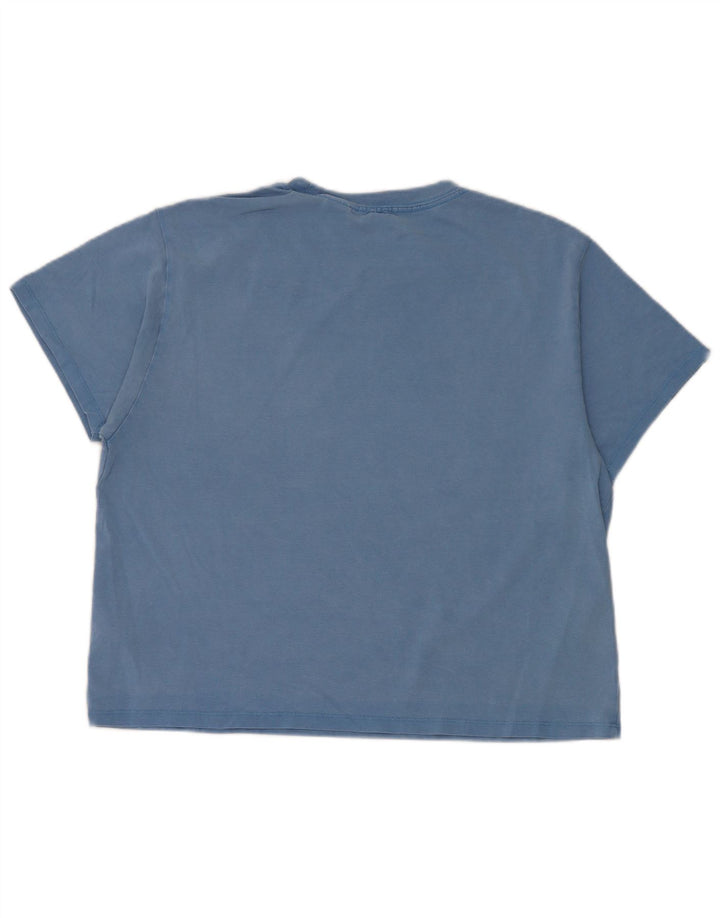 Levi's Camiseta gráfica para mujer Top UK 44 Algodón azul medio
