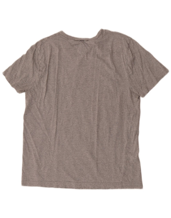 Tommy Hilfiger Camiseta gráfica para mujer Top UK 46 Algodón gris grande