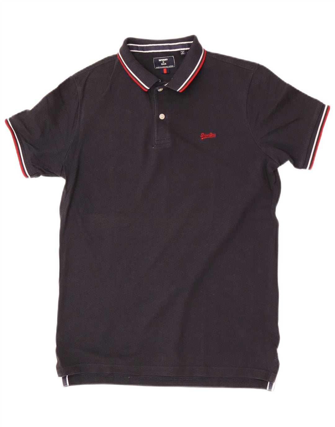 Superdry Polo De Corte Regular Para Hombre De Algodón Azul Marino Pequeño