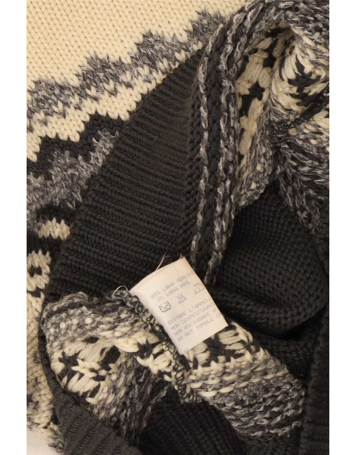 Silvy Jersey de cuello redondo para hombre IT 48 Medium Multicolor Fair Isle