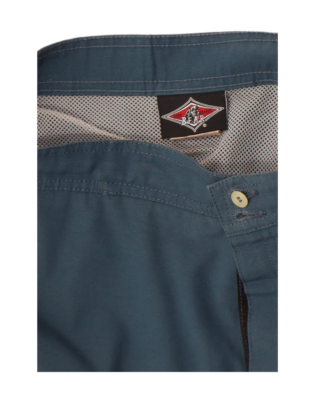 Bañador para hombre Bear Medium Azul marino Colorblock Poliéster