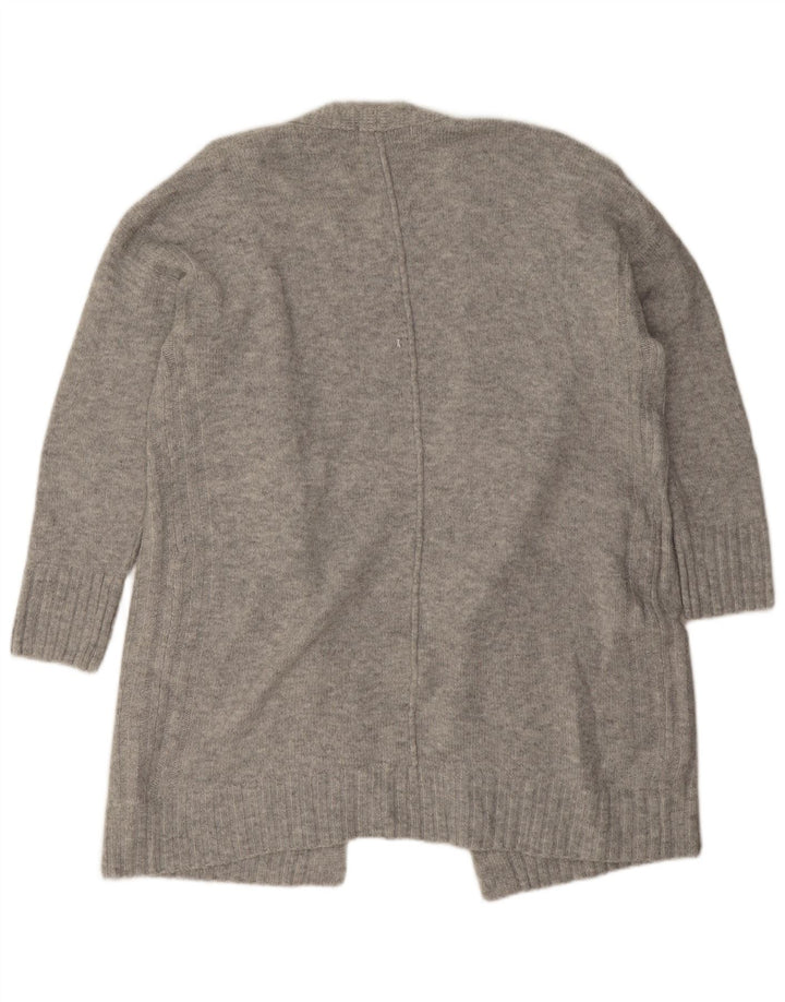 Marks & Spencer Suéter tipo cárdigan largo para mujer UK 44 Gris medio