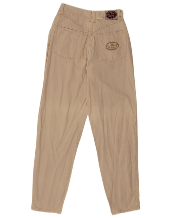 Lucky Star - Pantalones informales cónicos para mujer IT 38 XS W24 L30 Algodón beige
