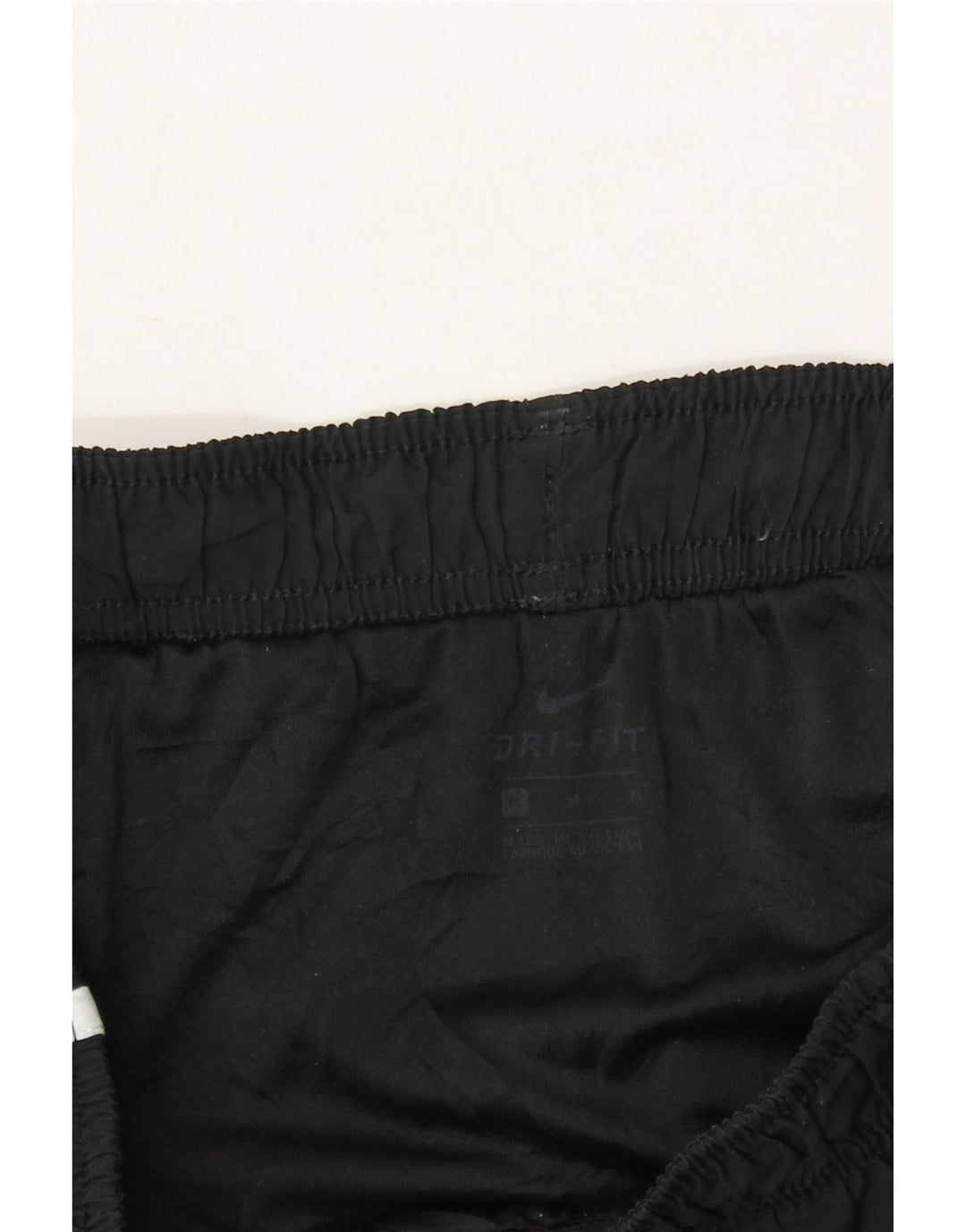 NIKE Womens Dri Fit Sport Shorts UK 12 Medium Black Polyester Vintage Nike and Second-Hand Nike from Messina Hembry 