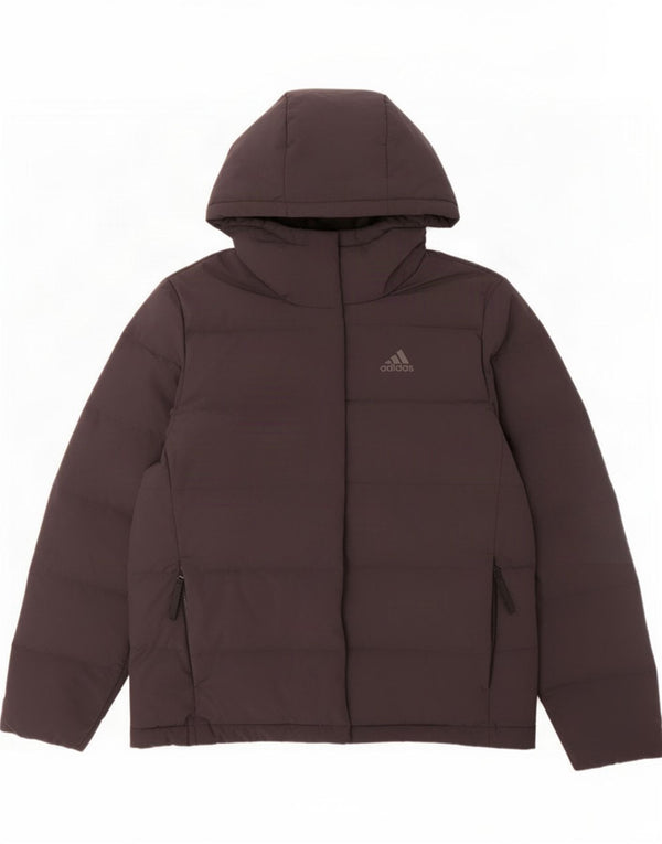 Adidas Chaqueta acolchada con capucha para mujer UK 4/6 XS Negro Poliéster