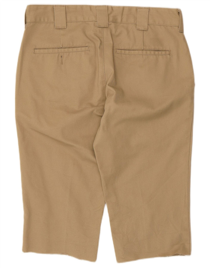 Dickies Mens Slim Chino Shorts W31 Poliéster Beige Medio