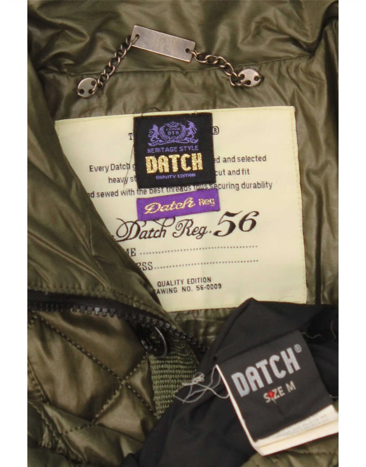 Datch Chaqueta acolchada para hombre UK 38 Poliéster caqui medio