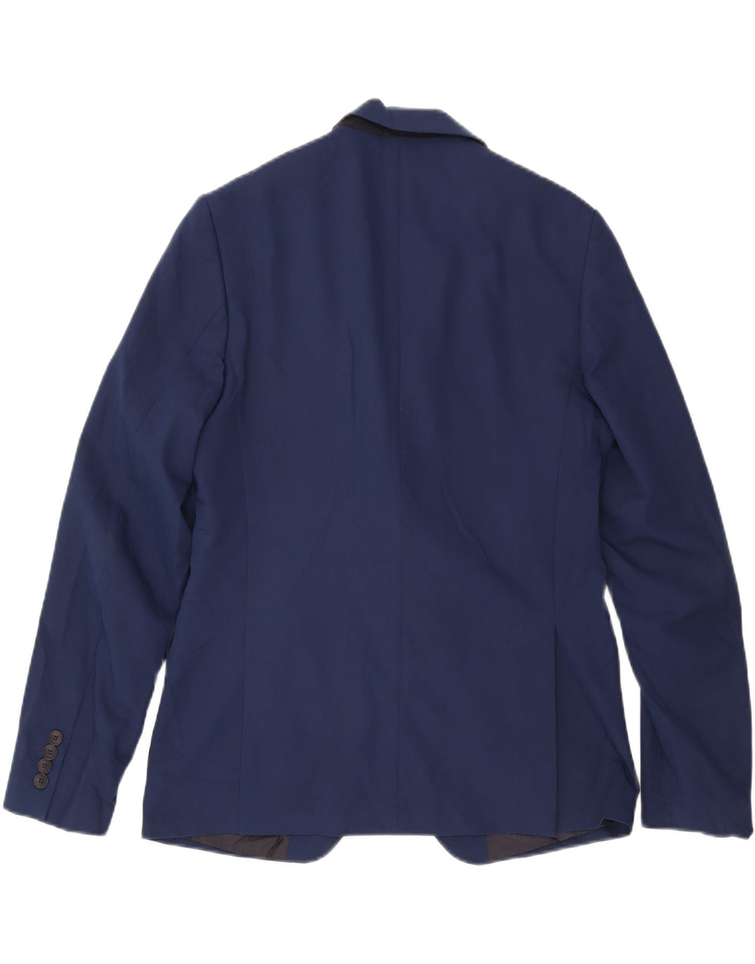 Zara Chaqueta tipo blazer de 2 botones para hombre EU 50 Mediano Azul marino Poliéster