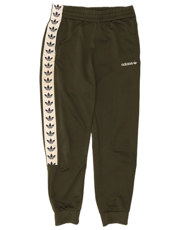 Adidas Hombre Pantalones De Chándal Gráfico Joggers Medium Khaki Colorblock