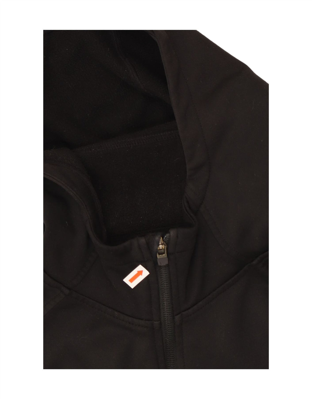Nike Sudadera con capucha y cremallera para mujer UK 10 Small Poliéster negro