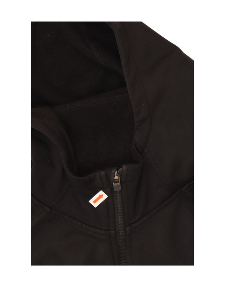 Nike Sudadera con capucha y cremallera para mujer UK 10 Small Poliéster negro