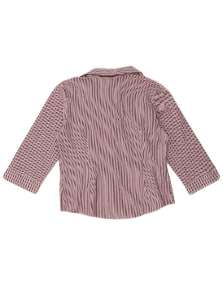 Marks & Spencer Camisa de manga 3/4 para mujer UK 40 Mediana Rayas multicolores