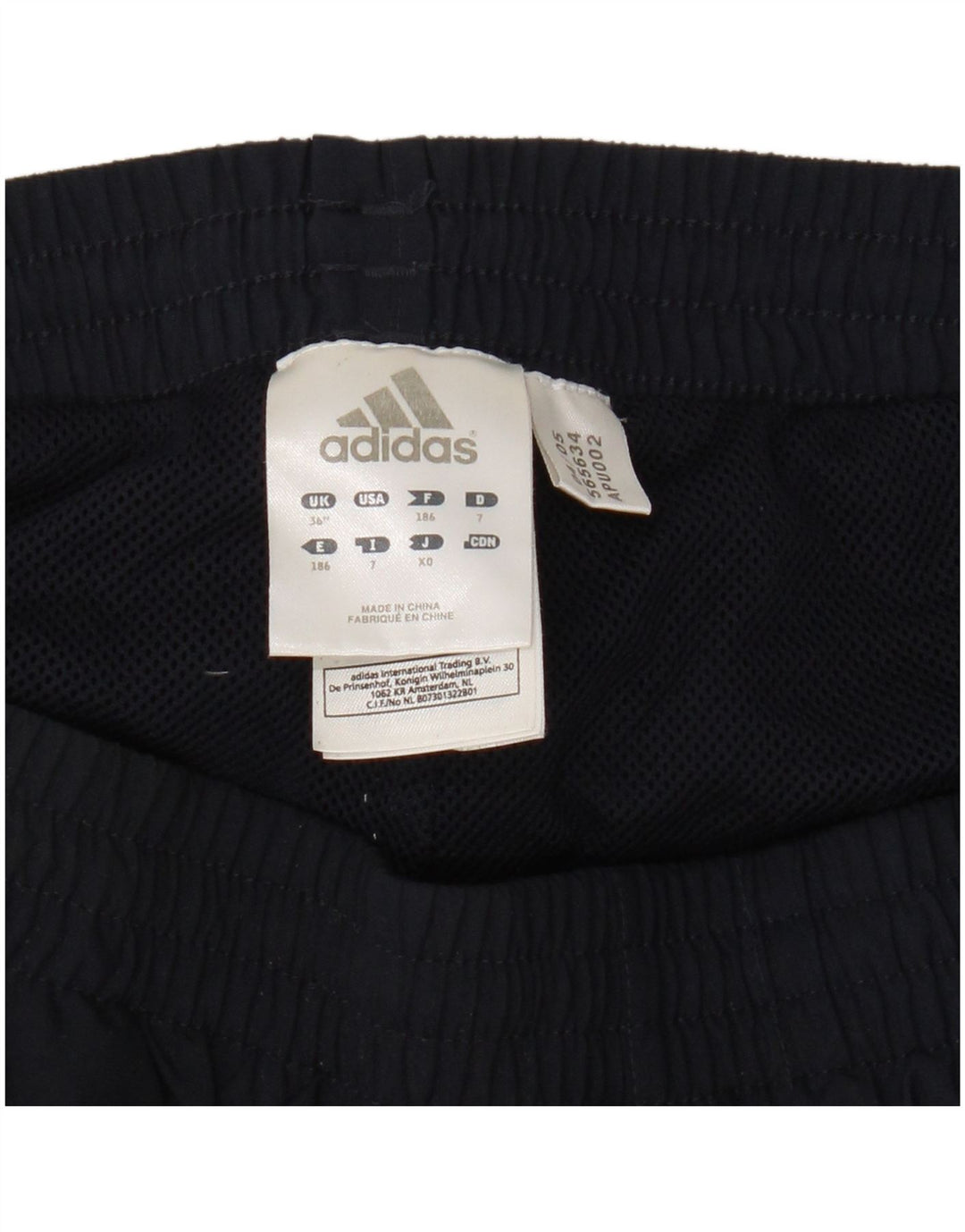 Pantalón De Chándal Adidas Hombre Grande Azul Marino Poliéster