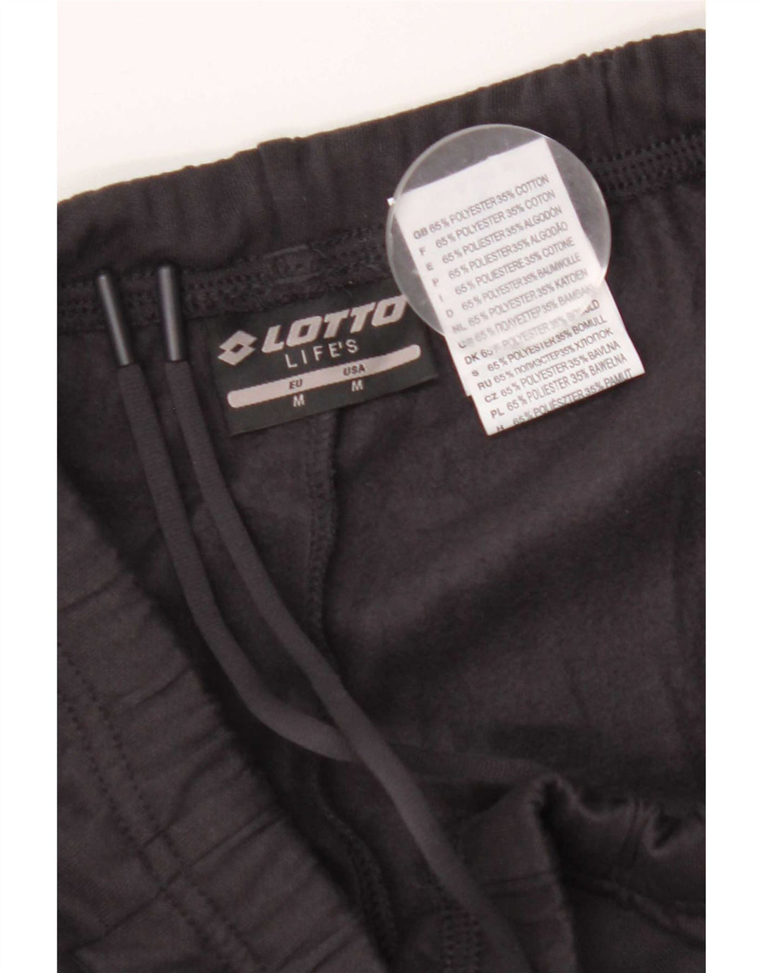 Lotto Life's Pantalones de Chándal para Mujer UK 44 Mediano Negro Poliéster