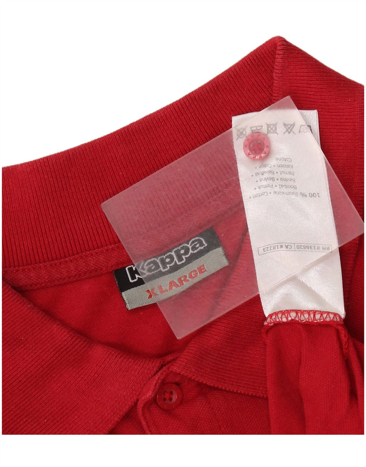 KAPPA Polo Hombre XL Algodón Rojo