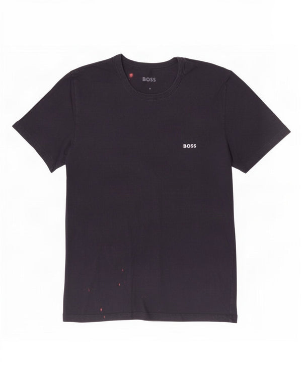 Camiseta Hugo Boss Hombre Top Medium Azul Marino Algodón