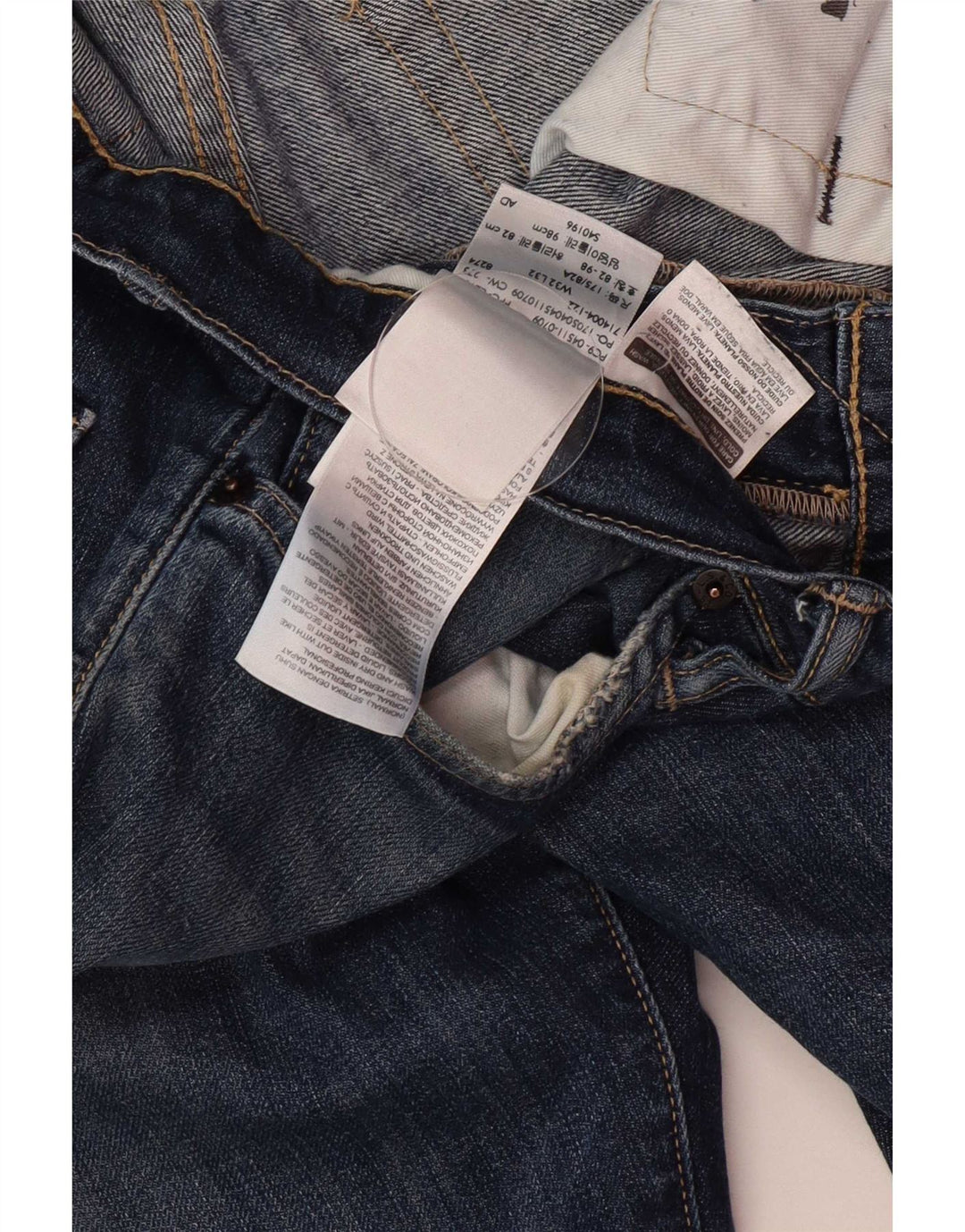 Levi's Hombre 511 Slim Jeans W32 L32 Algodón Azul