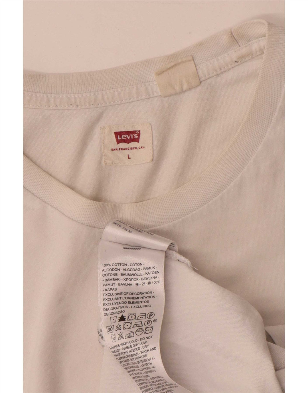 Levi's - Camiseta gráfica para hombre, talla grande, color blanco