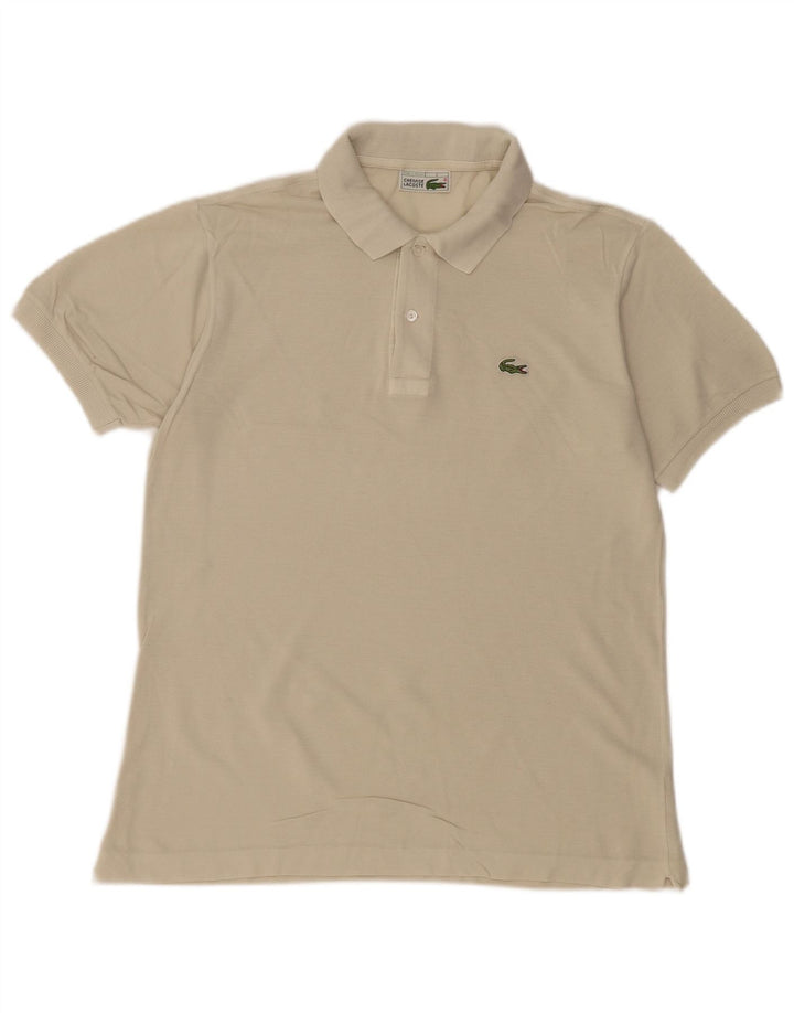 Polo Lacoste para hombre talla 4 algodón beige mediano