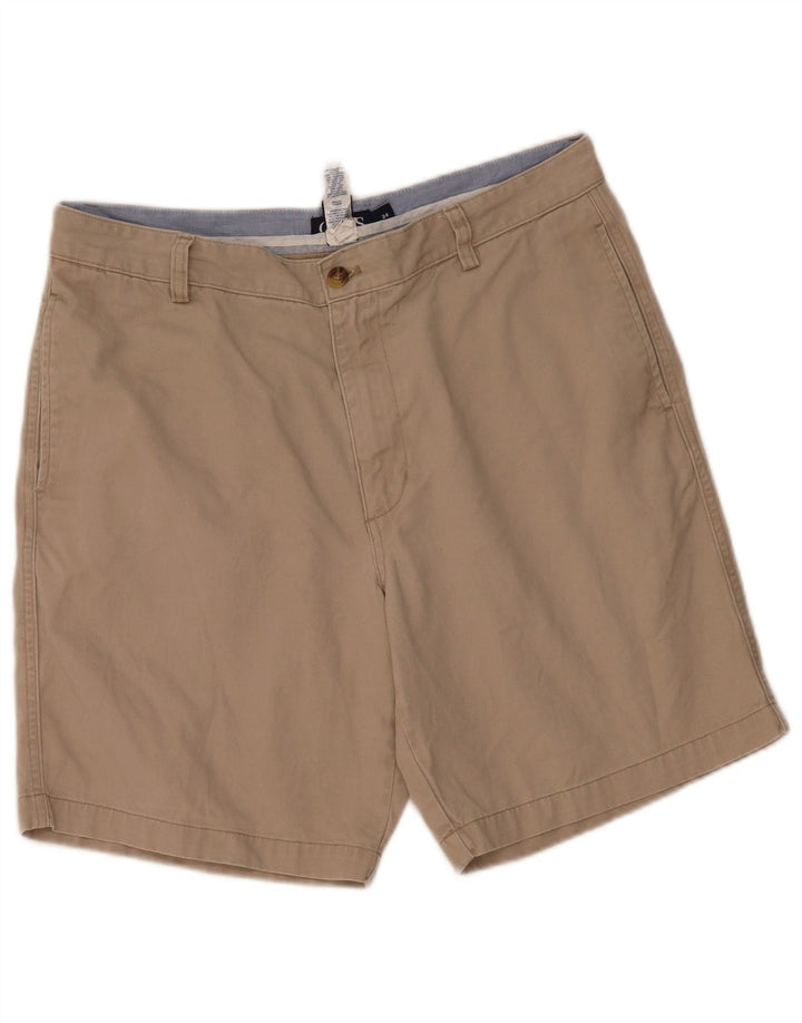 CHAPS Pantalones cortos chinos para hombre W34 Algodón beige grande