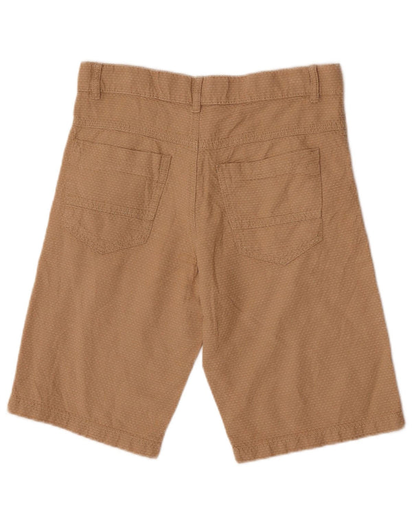 BENETTON Pantalones cortos chinos para niños 11-12 años 2XL W28 Algodón beige