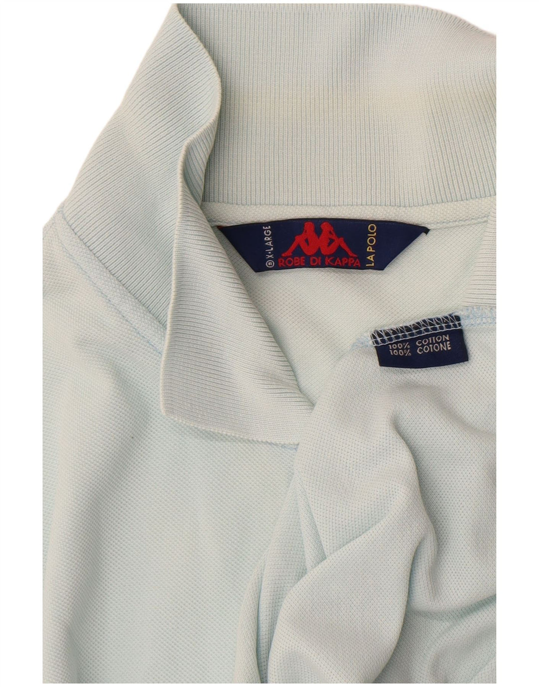 Kappa Polo Hombre XL Algodón Azul