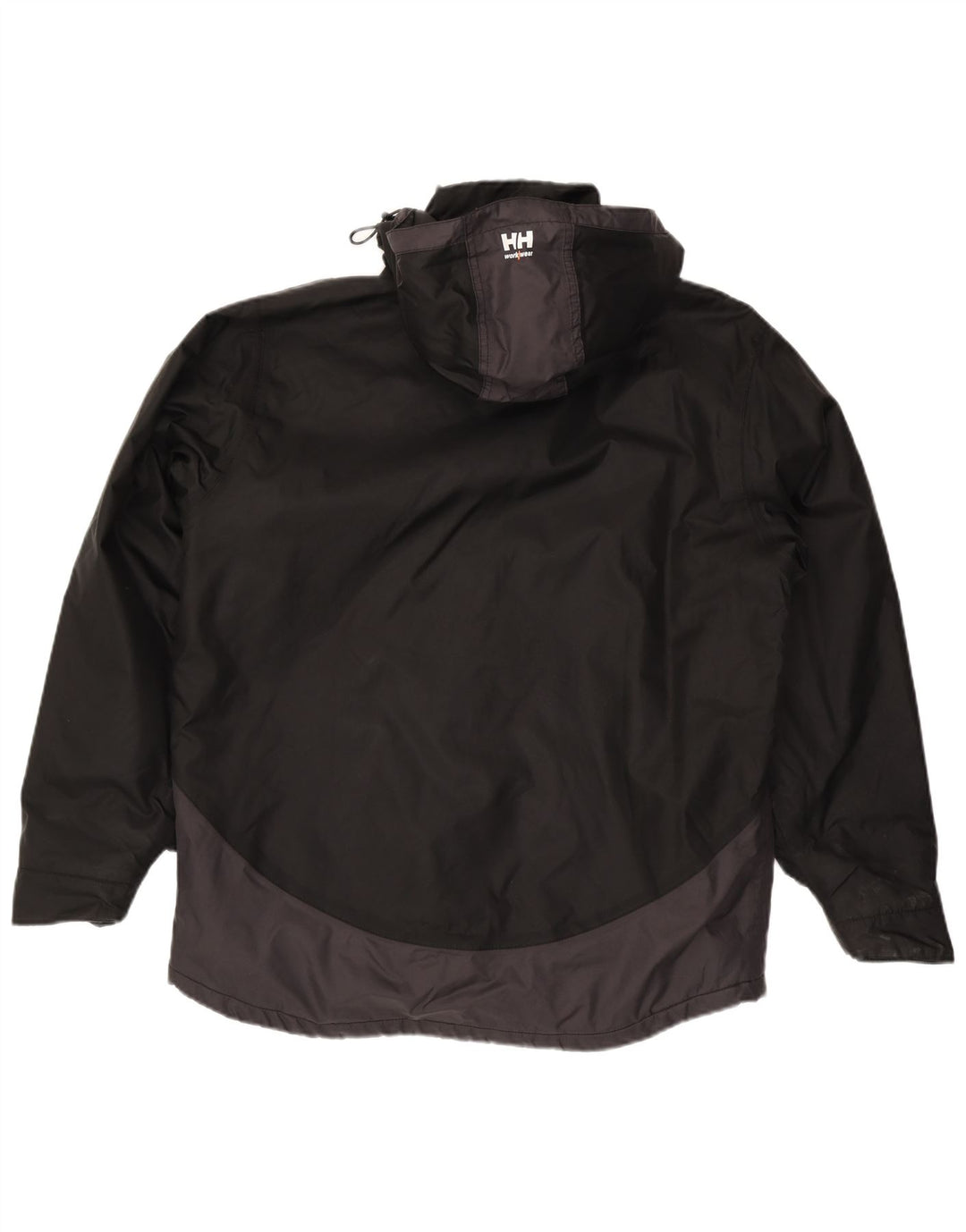 Helly Hansen - Chaqueta cortavientos con capucha para hombre, talla 40, color negro