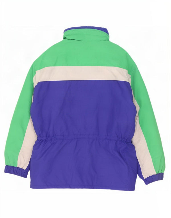 Sergio Tacchini Chaqueta de esquí con capucha para hombre IT 54 2XL Azul Colorblock Poliamida