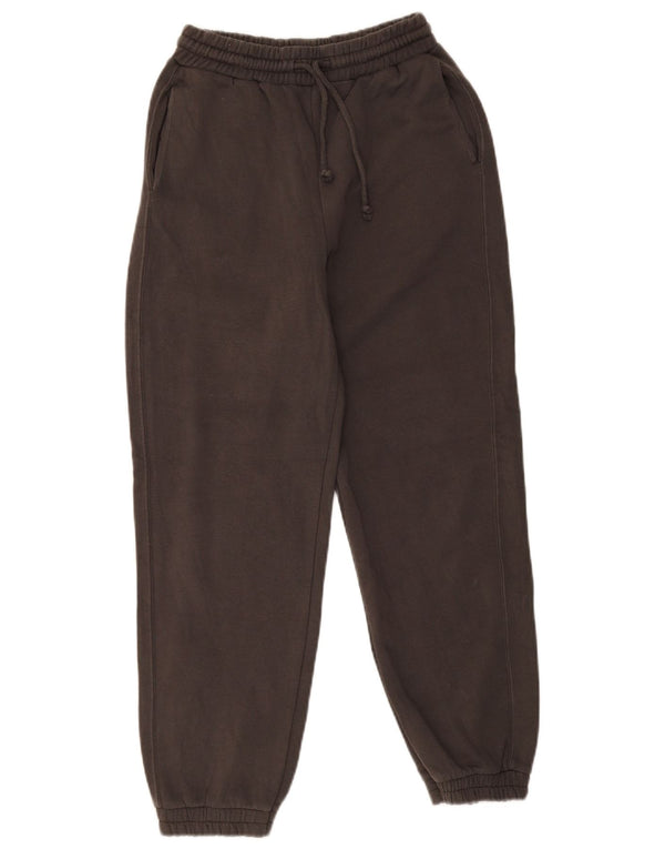 Zara Mujer Pantalones De Chándal Holgados Joggers UK 10 Small Gris Algodón