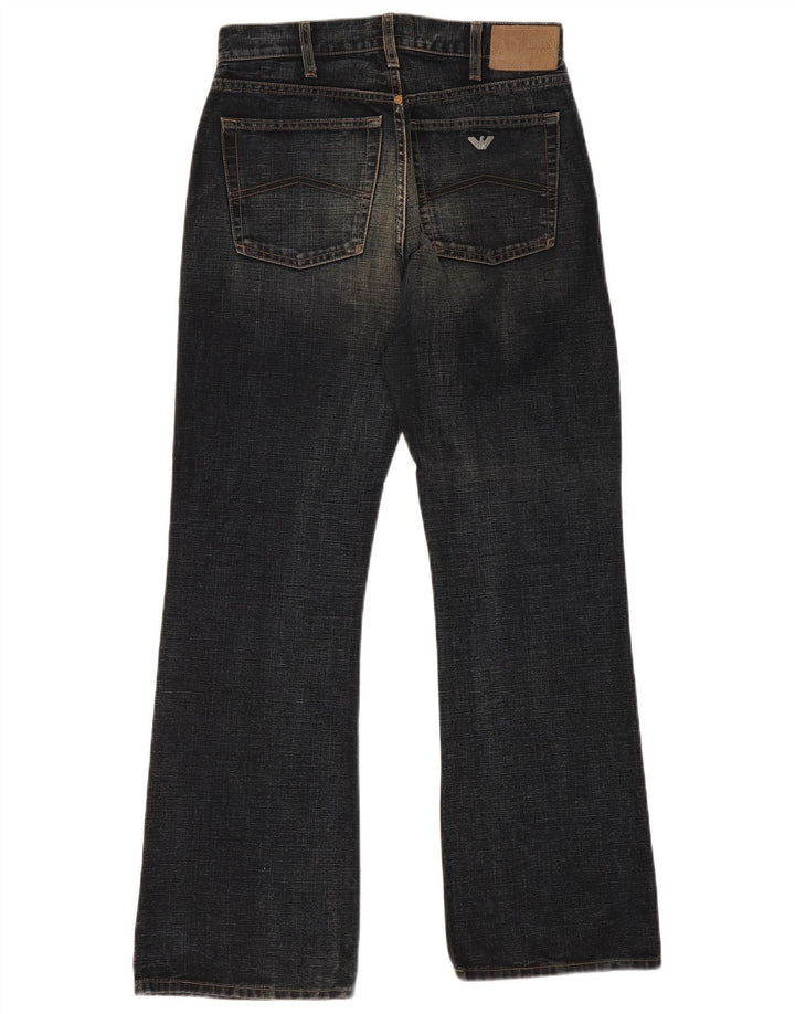 Jeans Armani Hombre Bootcut W31 L31 Algodón Azul Marino