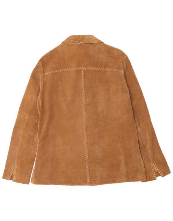 TCM Chaqueta de gamuza para mujer Reino Unido 40/18 Grande Cuero beige