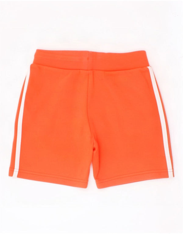 Adidas Pantalones cortos deportivos para niño 5-6 años Naranja Algodón