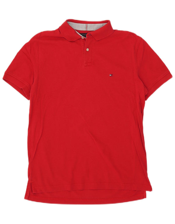 Tommy Hilfiger Polo Regular Fit para Hombre Rojo Medio