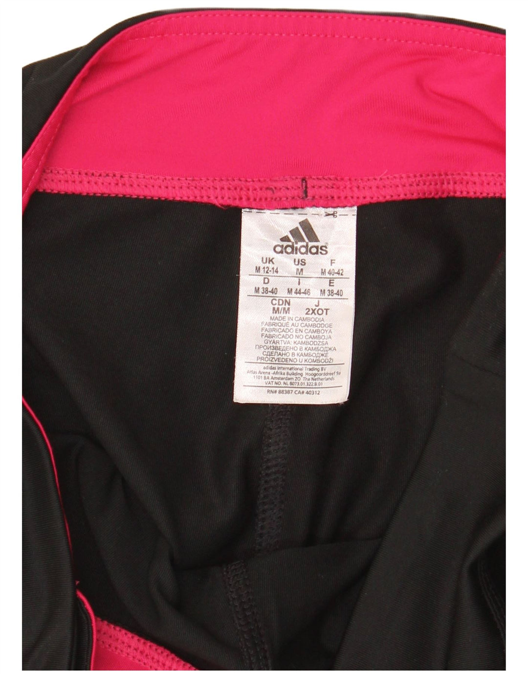 Adidas Climalite Crop Leggings para mujer Reino Unido 12/14 Mediano Negro Poliéster