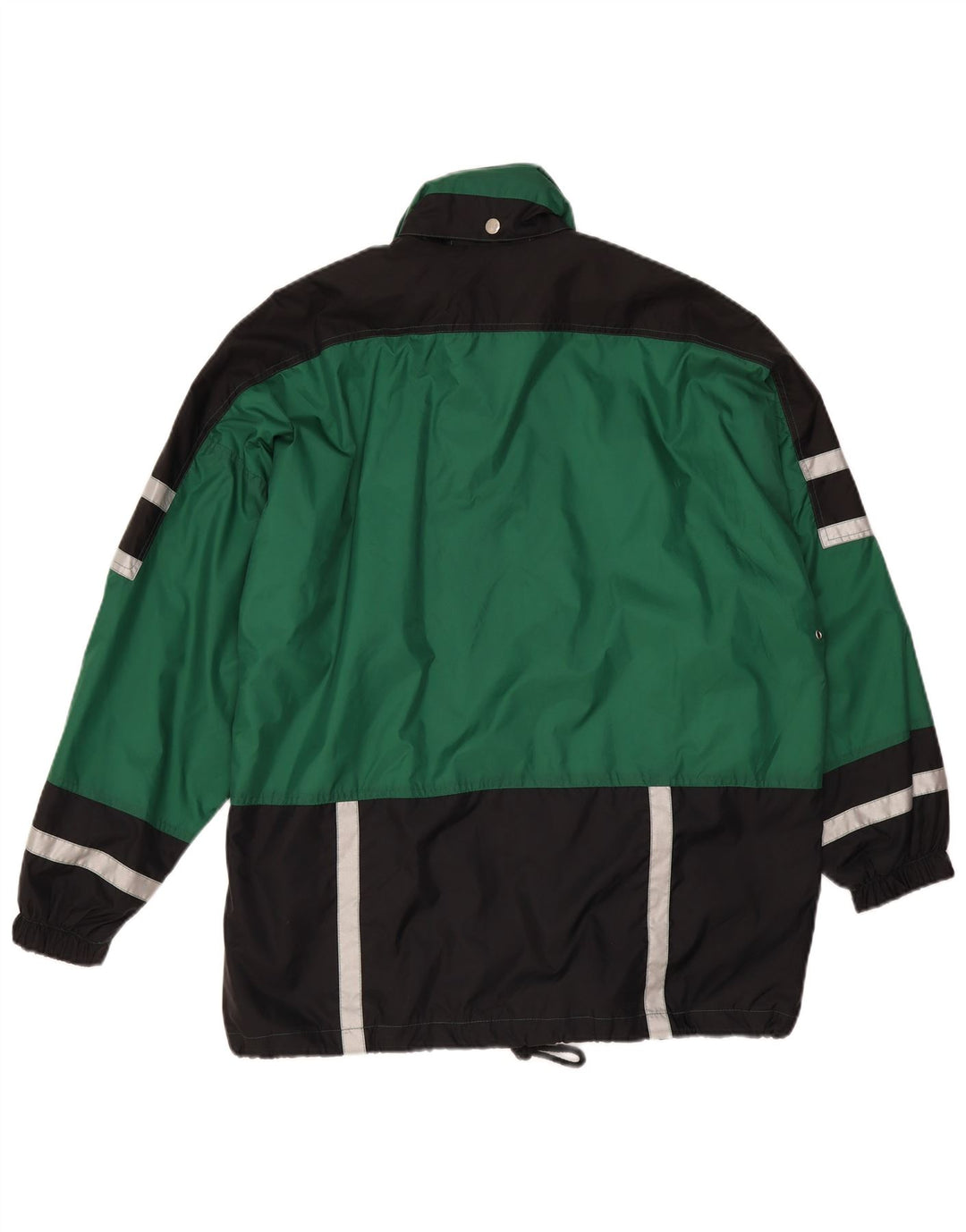 San Marco Hombre Chaqueta de chándal con capucha y diseño colour block en verde medio