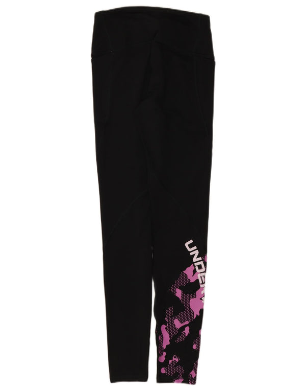 Under Armour Leggings gráficos Cold Gear para mujer UK 4 XS Camuflaje negro