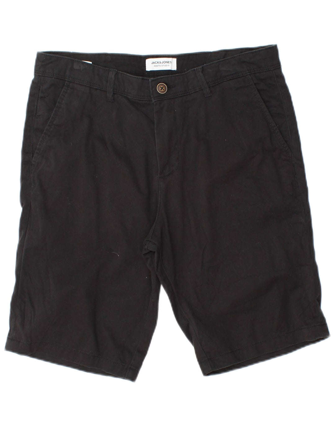 Jack & Jones Pantalones cortos chinos para hombre medianos W32 Black