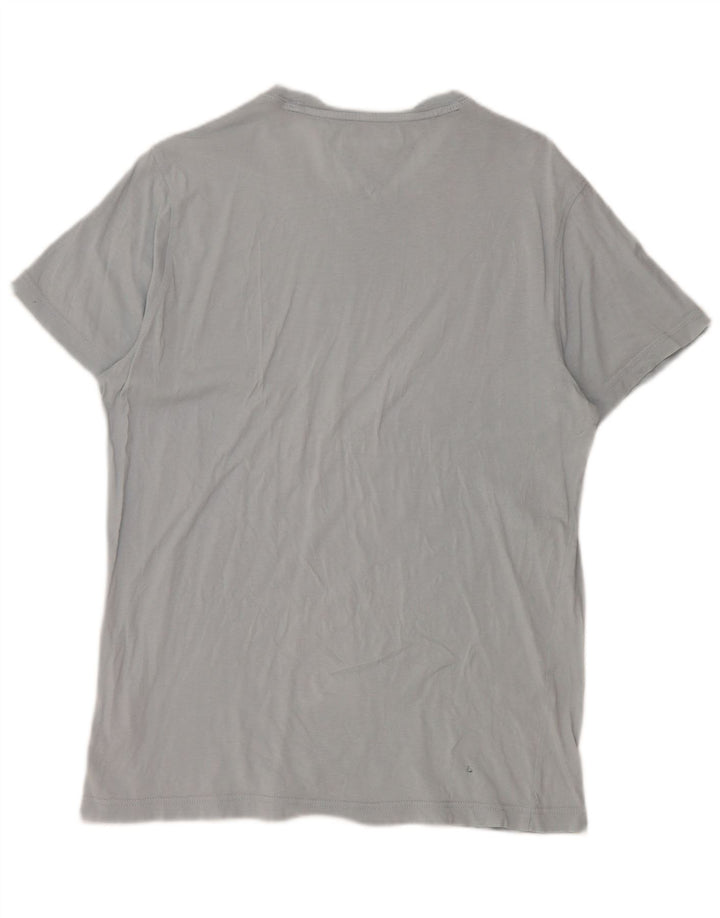 Tommy Hilfiger - Camiseta para hombre, talla grande, algodón azul