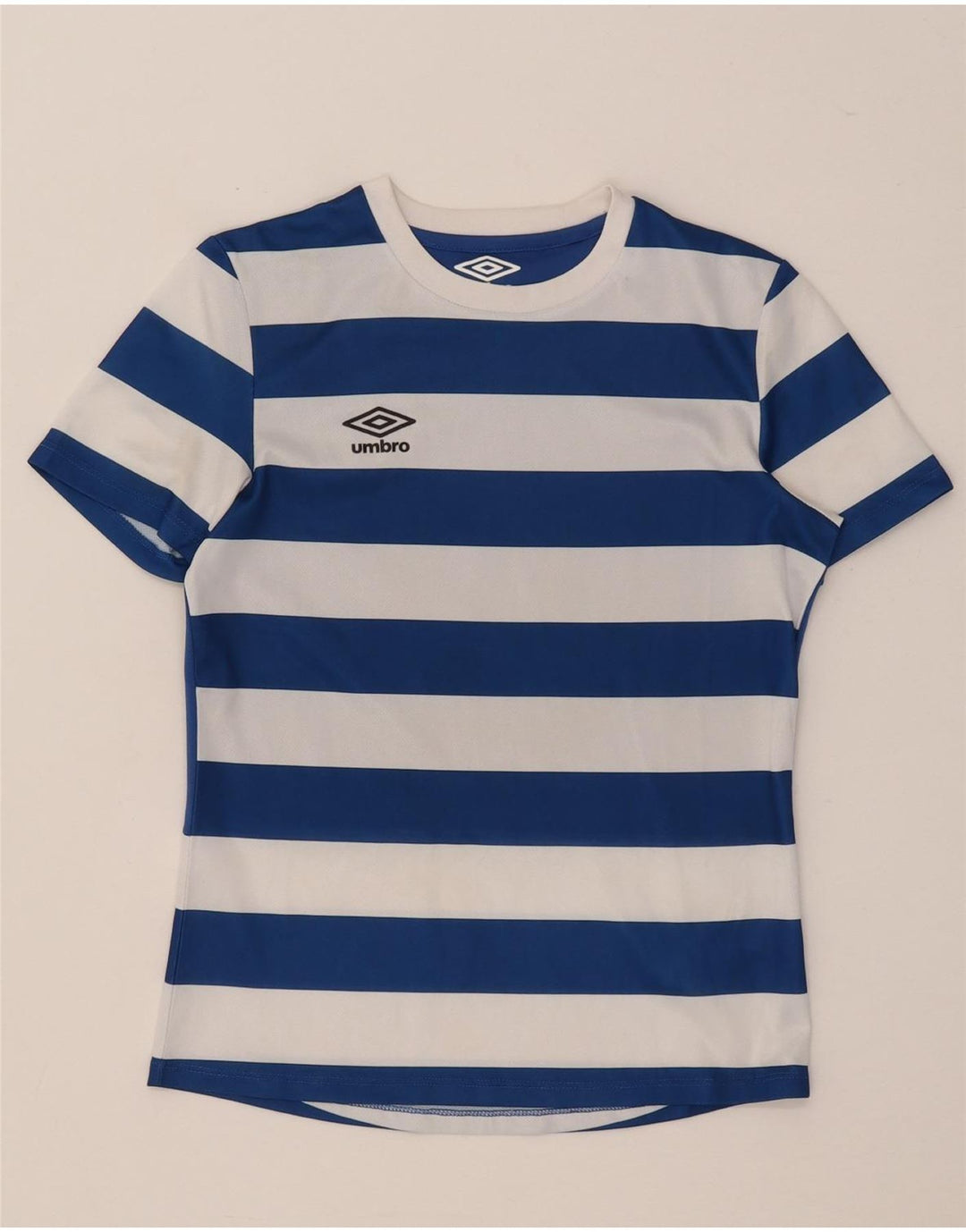 Umbro Camiseta Niño Top 9-10 Años Azul Medio Rayas Poliéster